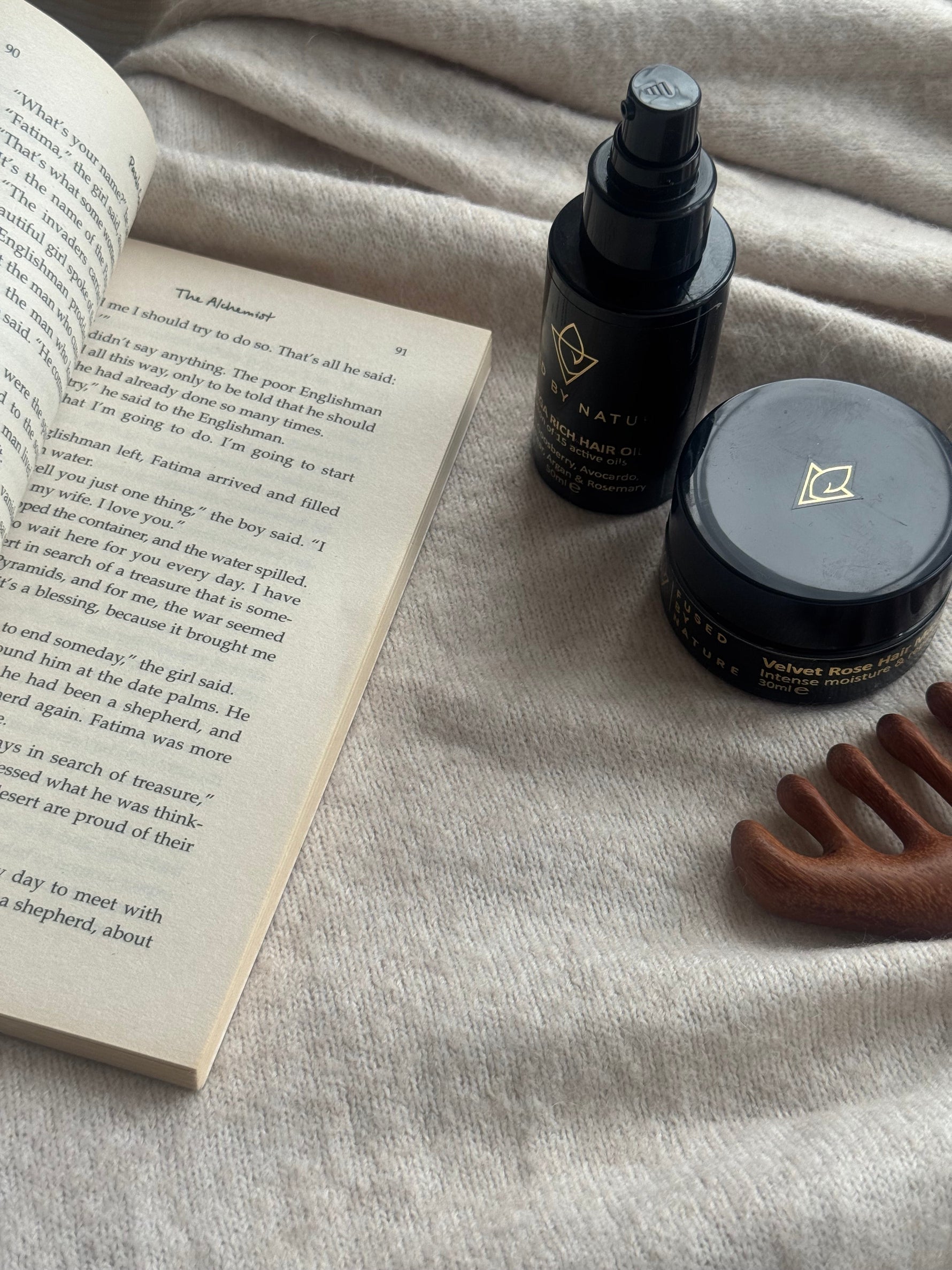 Five minute hair ritual — botanical scalp oil by Fused by Nature