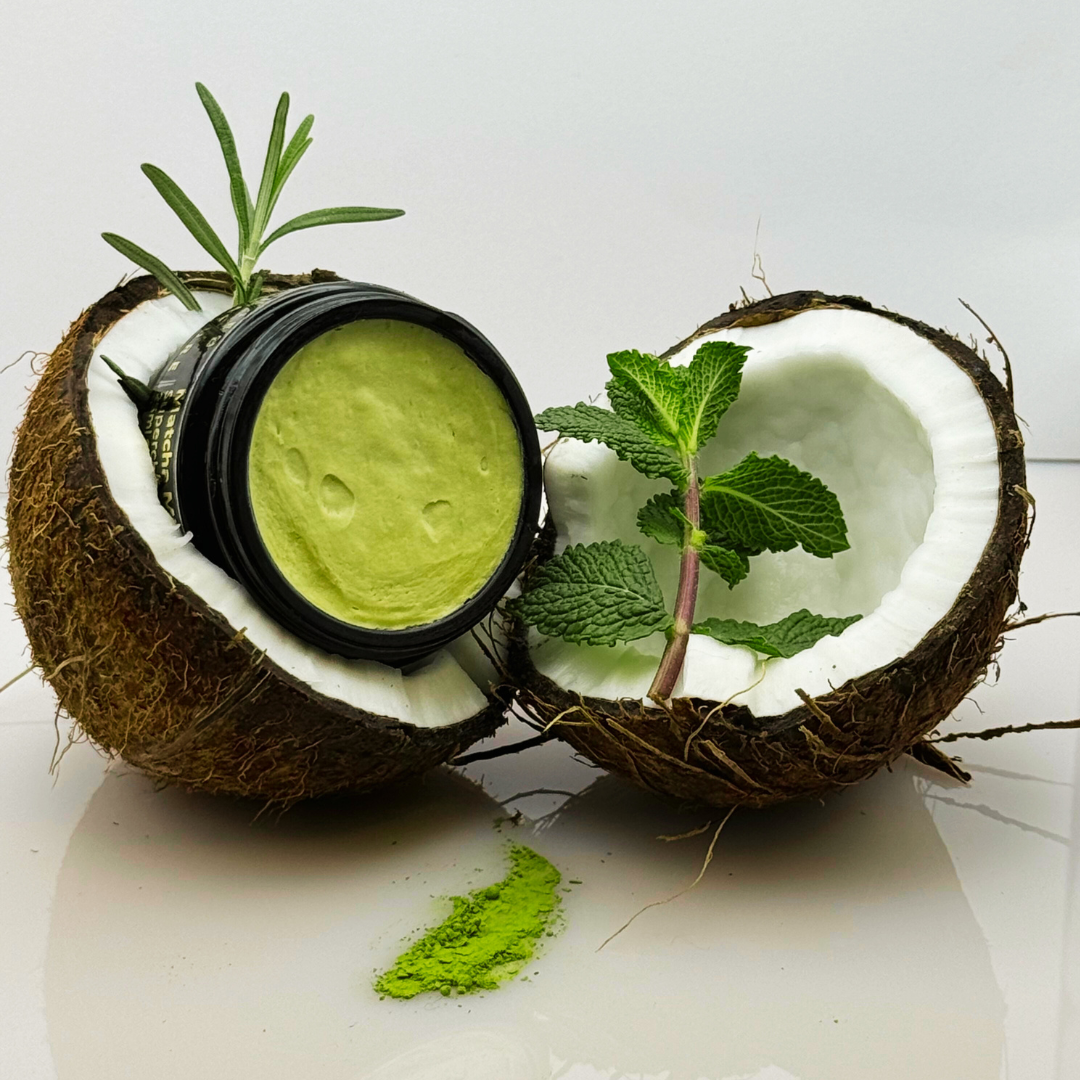 Matcha Mint Hair Mask - Supercharged stimulating hair and scalp mask | Fused by Nature